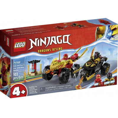 LEGO Ninjago – Kai a Ras v súboji auta s motorkou